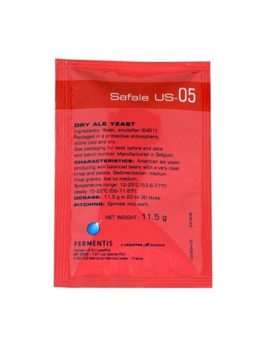 Levadura SafAle S-04 sobre 11.5g