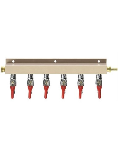 Distribuidor manifold de 3 vías