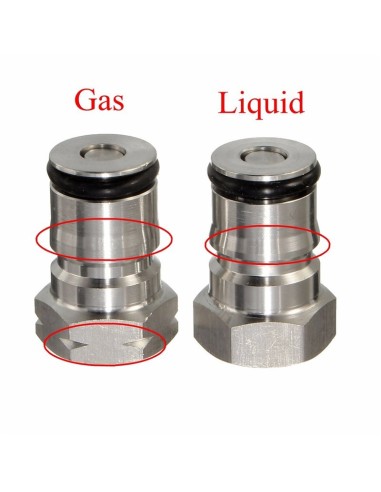 Liquid y Gas post Ball Lock