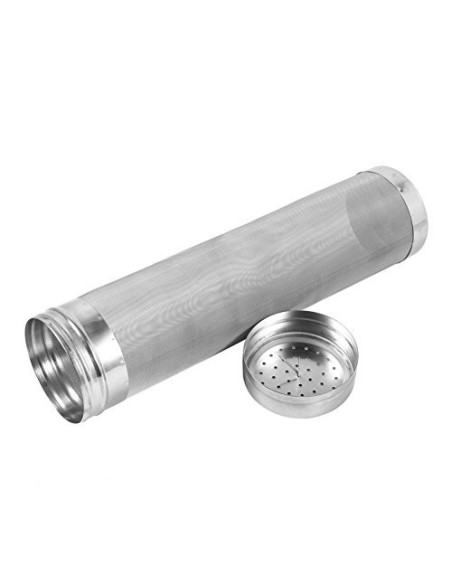 Filtro colador cilindrico de acero inoxiodable
