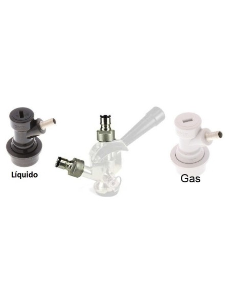 Adaptador Ball Lock Liquido para cabezales