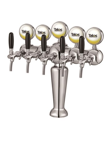 Torre Parisian 5 vias Cromada LED