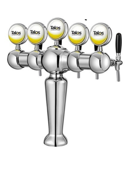 Torre Parisian 5 vias Cromada LED