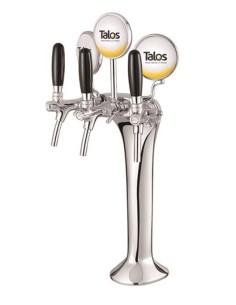 Torre dispensadora tipo cobra clásica de 3 salidas