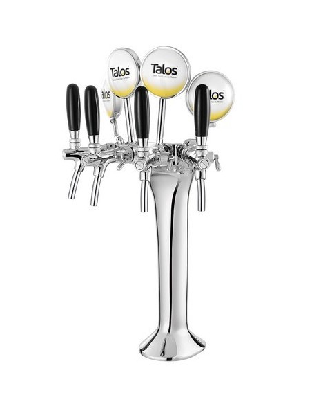 Torre dispensadora tipo cobra de 4 salidas