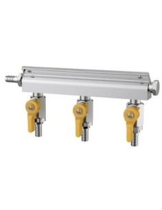 Distribuidor de gas 3 vías sin PRV