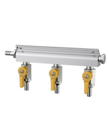Distribuidor de gas 3 vías sin PRV
