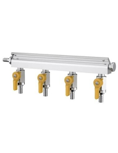 Distribuidor de gas 4 vías sin PRV (Talos)