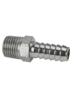 Adaptador manguera 3/8"- rosca 1/2" inox Macho