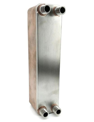 Enfriador de mosto de 30 placas grande 31x73x51mm