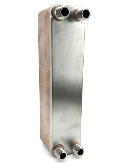 Enfriador de mosto de 30 placas grande 31x73x51mm