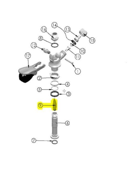 Torpedo Válvula Check repuesto para cabezales