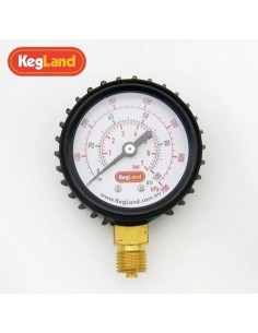 Manometro 0 a 60 psi y 0 a 4 bar (Krome)