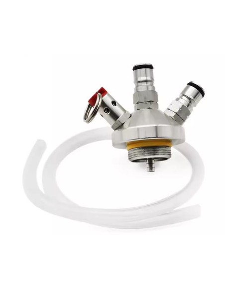 Cabezal Ball Lock para Mini KEG con manguera