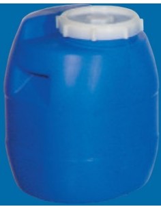 Barril roscado azul 5 galones