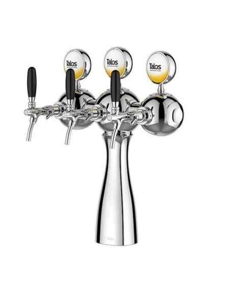 Torre Parisian 4 vias Cromada LED