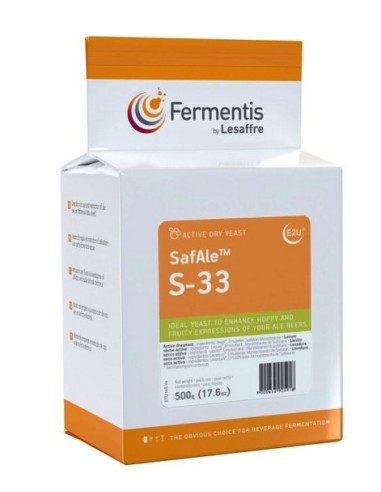 Levadura SafAle S-33 (Fermentis) 500g