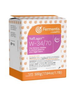 Levadura SafLager W-34/70 paquete 500g